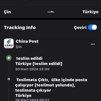 China Post China Pos Kargo Firması Ürünümü Teslim Etmedi