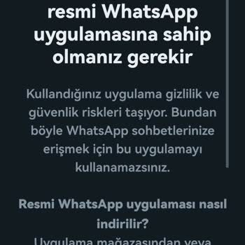 Huawei WhatsApp Açamıyorum... Sürekli Hata Gösteriyor