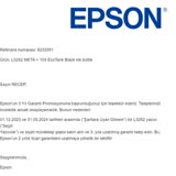 Epson Yazıcı Garanti Süresi