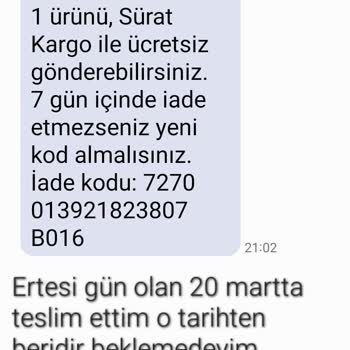 Trendyol İade Süreci Sorunu