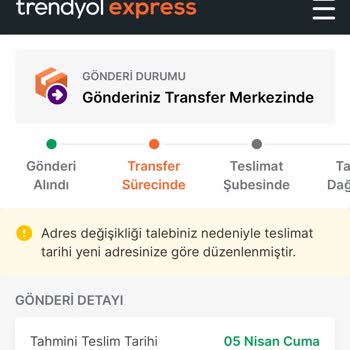 Trendyol Teslimat Gecikmesi Ve Adres Karmaşası