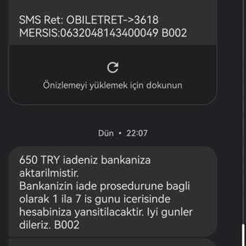 Obilet Son Gün Bilet İptali