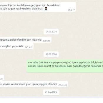 En Teknoloji Servis Hizmetinde Yaşanan Gecikme Ve İletişimsizlik