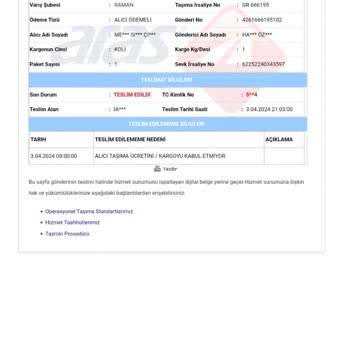 Bazaragel Hepsiburada Ürün İadesi Kabul Edilmiyor