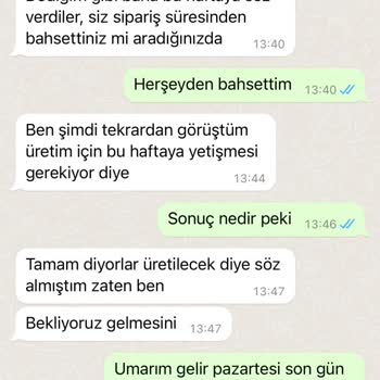 İdaş Yatak Ve Teslim Sözünün Tutulmaması