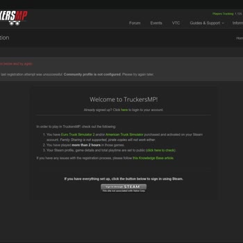 TruckersMP'e Giremiyorum Düzeltilmesi Gerekiyor.