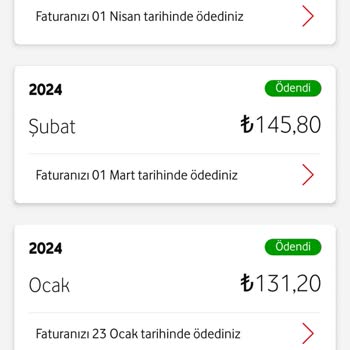 Vodafone'un Taahhütname Süresi Bitmeden Başka Tarifeye Geçirmesi