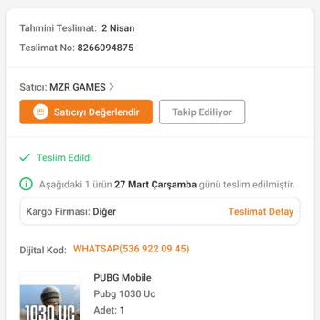 PUBG Mobile Uc Yükleme Yükleme Yapılan Uc Hesabımdan Çalınmış.