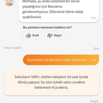 Trendyol Faturamı İbraz Edemiyor