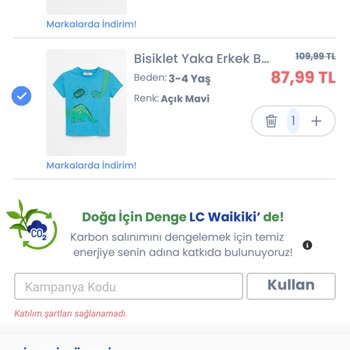LCW Kod Kullanamama