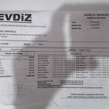 Evdiz Hatalı Kusurlu Ürün