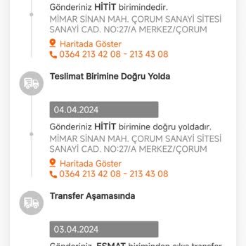 MNG Kargo Hitit Şubesi Teslimat Gecikmesi Ve Bilgi Eksikliği