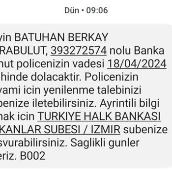 Halkbank Konut Sigorta Poliçesi İptali