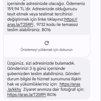 Aras Kargo Etlik Şubenin Yanlış Beyanlarla Mağdur Etmesi