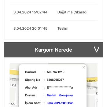 A101 Kargom Nerede Başkasına Verilmiş