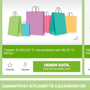 Garanti Bankası Bonus Kampanya