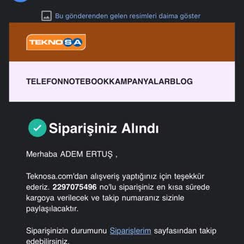 Teknosa'dan Ürün Aldım Pişmanım