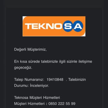 Teknosa'dan Ürün Aldım Pişmanım