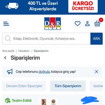 KARGOMsende Kargom Teslim Edilmediği Halde Teslim Ettik Diyorsunuz