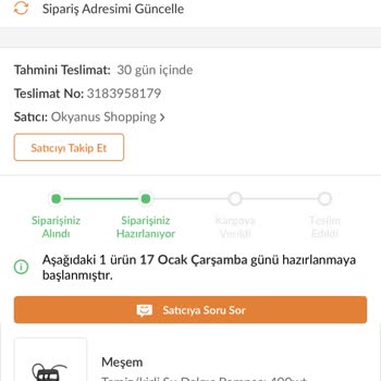 Trendyol Siparişin Teslim Edilmemesi