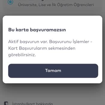 BELBİM (İstanbulkart) Başvuru Var Gözüküyor Ama Kart Yok
