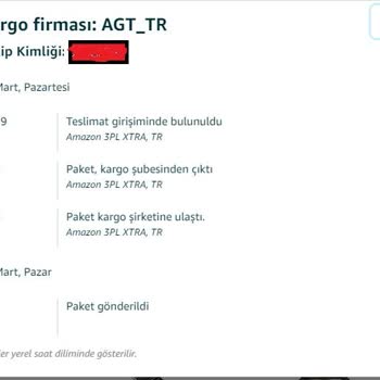AGT Kargo İle Teslim Edilemeyen Kargom.