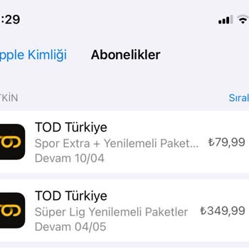 TOD Tv Tod Ücretini Ödediğim Paketi Vermiyor
