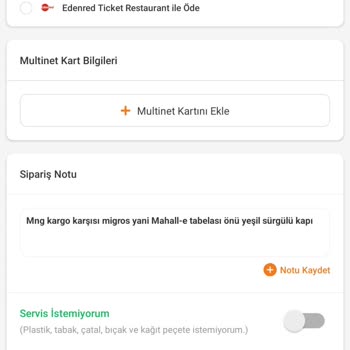 Multinet Trendyol Ödeme Sorunu. Kartımı Görmüyor