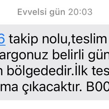 Yurtiçi Kargo Kayseri Kale Şubesi Şikayet Kargom Getirilmiyor