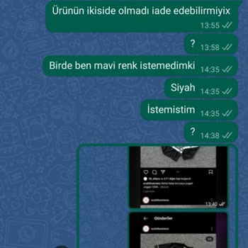 Instagram Scattibusiness Sayfası İade Değişim Hiçbir Şekilde Cevap Yk