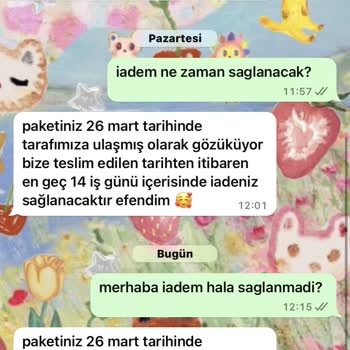 Zulays.com İade Sağlamıyor