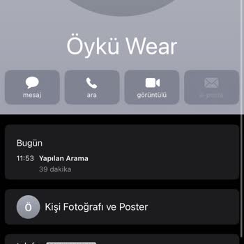 Oyku Wear Muhatabınız Yok Telefonları Açmıyorsunuz