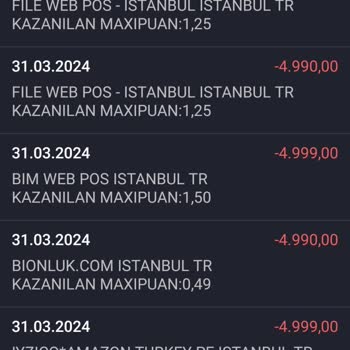 BİM İade Talep Ediyorum