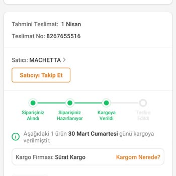 Trendyol 26 Mart Siparişim Hâlâ Kargoda Görünüyor!