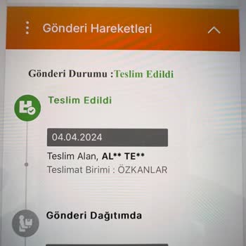 MNG Kargo Başkasına Teslim Edilen Kargo