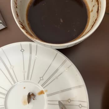 Kurukahveci Mehmet Efendi Kahve Keyfimiz Böcekli Çıktı!