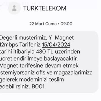 Türk Telekom Magnet İnternette Keyfi Olarak Fiyat Arttırımı Yapıyor