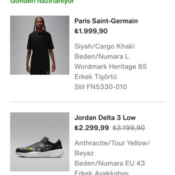 Nike Sipariş 2 Adet