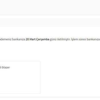 Stradivarius Yanlış İade Kabulü