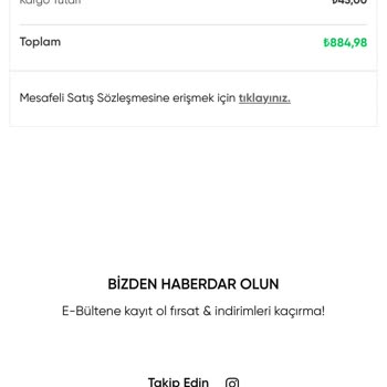 Öyküwear İade Sorunu