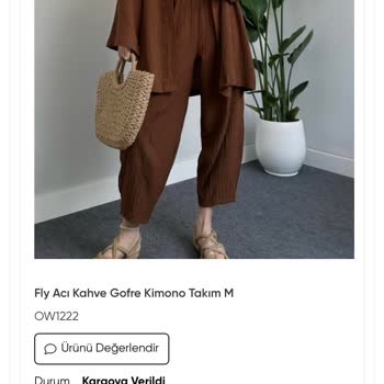 Öyküwear İade Sorunu