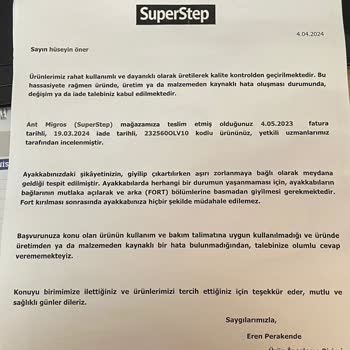 SuperStep Skechers Ayakkabıda Beklenmedik Deformasyon!
