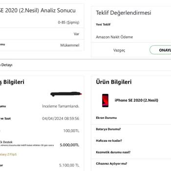 EasyCep Haksız Cihaz Değerleme Tutarı