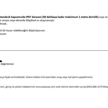 EasyCep Haksız Cihaz Değerleme Tutarı