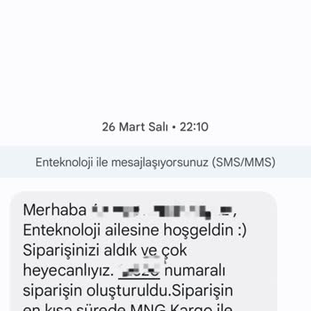 En Teknoloji Ürün Teslimi Hk.