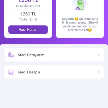 Tom Pay Veresiye Kredisini Kullanamadım