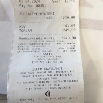 Şahane Pazar Ürün İade Sorumsuzluğu