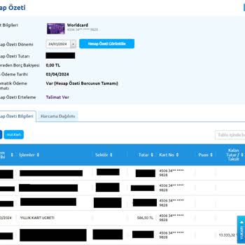 Yapı Kredi Bankası Kart Aidatı İadesi Talebi