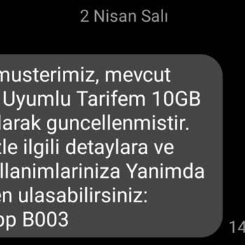 Vodafone, Haksız Olarak Tarifemi Değiştirdi.