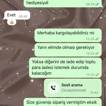 Fodens&Wear (wear.fodens) Eksik Sipariş Ve İletişim Sorunu!